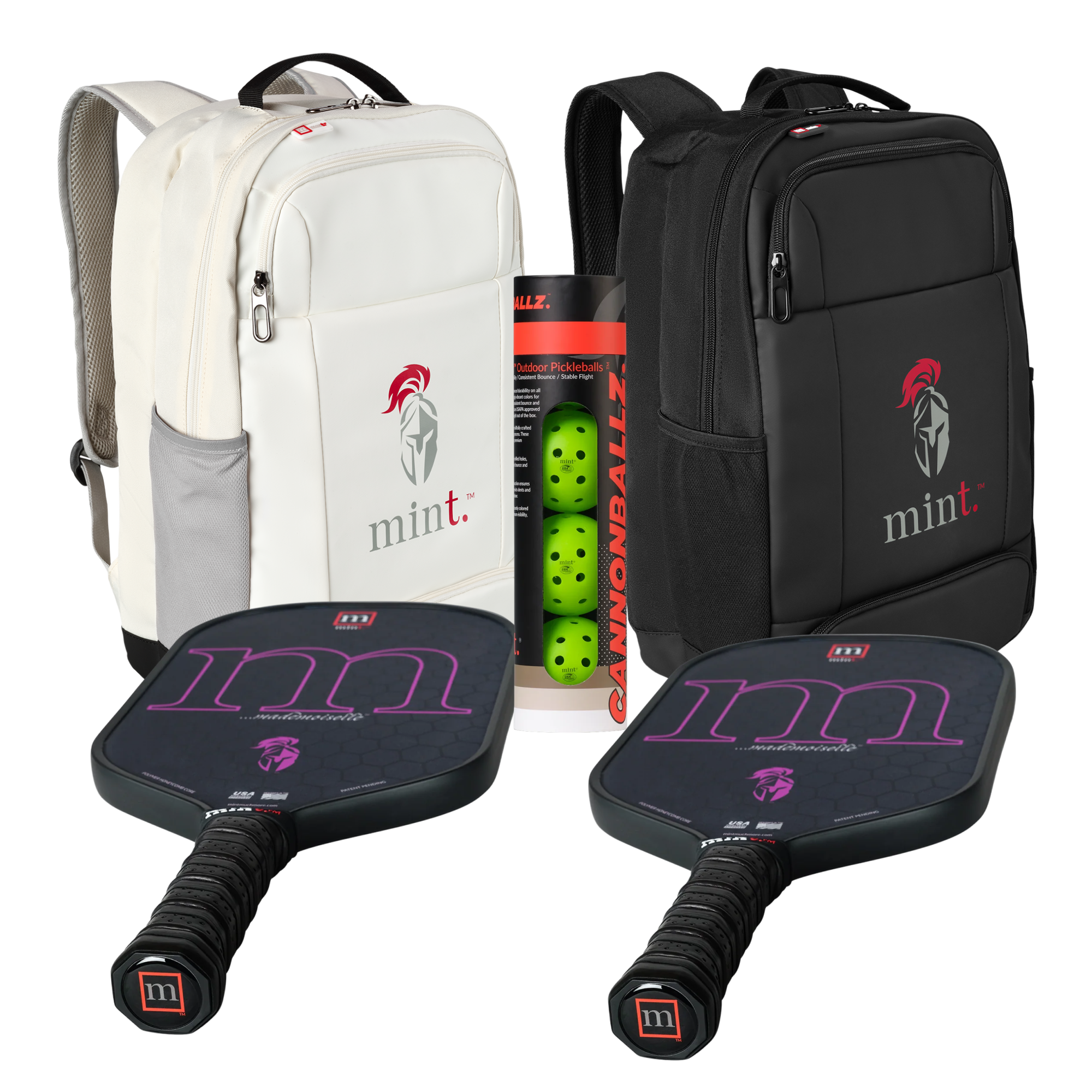 Mademoiselle 2-Pack with Two Backpacks and Balls