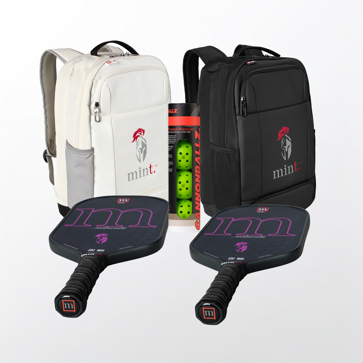 Mademoiselle 2-Pack with Two Backpacks and Balls