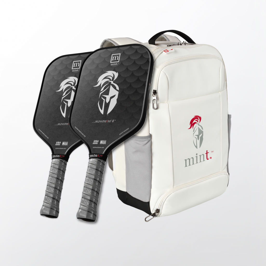Movemint II 2-Pack with Spartan Backpack (White)