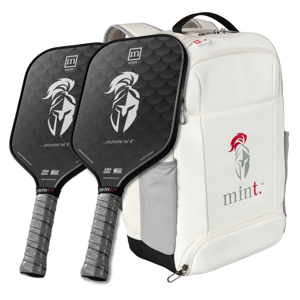 Movemint II 2-Pack with Pro Spartan Paddle Backpack (White)